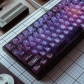 Starry Fire 104+15 Fog Transparent PC Pad Printing ai3D Keycaps Set Cherry Profile for Mechanical Keyboard
